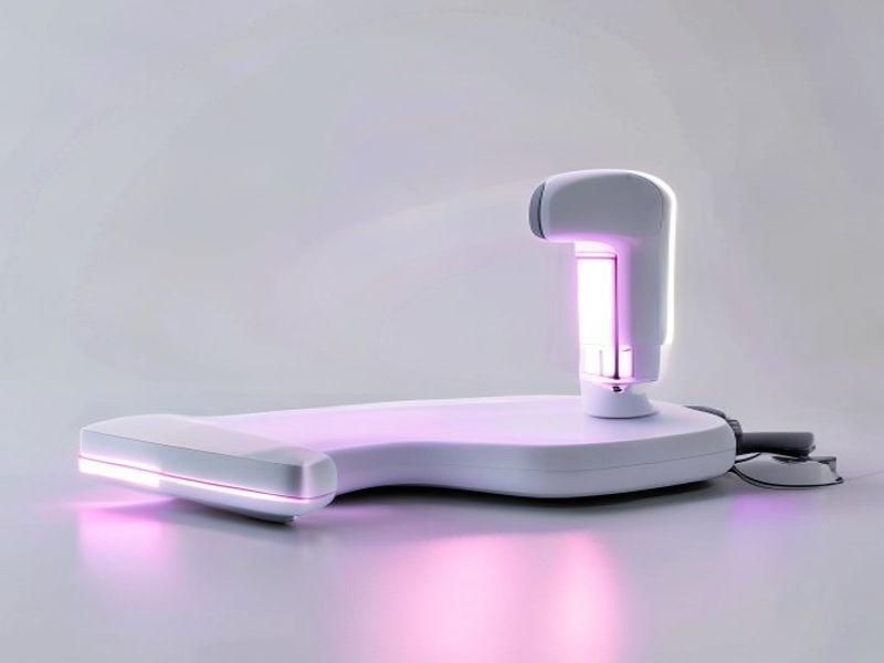 UV sterilizer used for nail tools at a salon in Vietnam